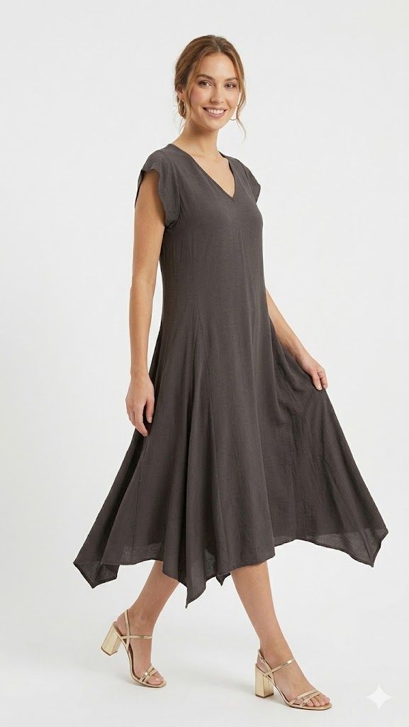 Urban Comfort V-Neck Dress